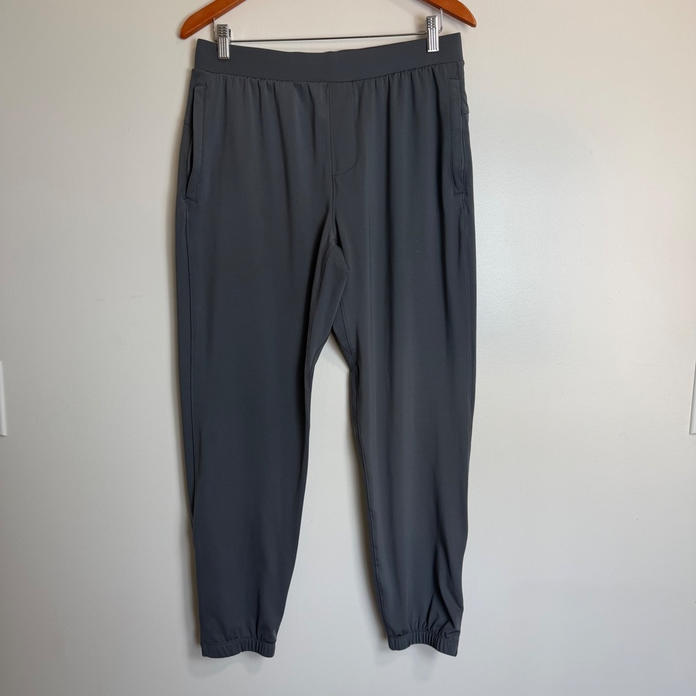 Mondetta Outdoor Project Joggers Gray Mens M Athletic Hiking Pants Ankle Zip